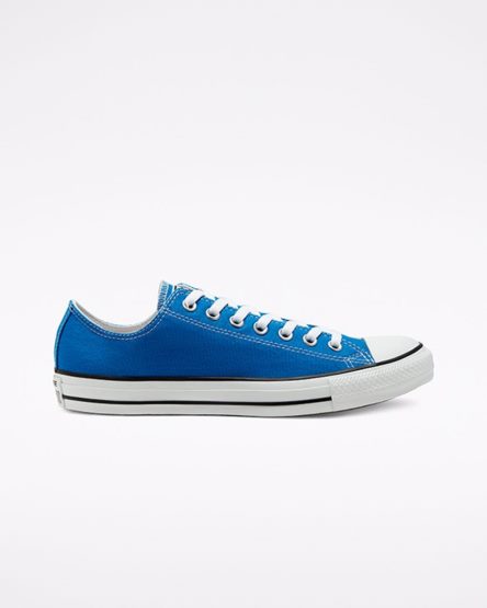 Men's Converse Chuck Taylor All Star Classic Low Top Shoes Blue | AU 9104CG